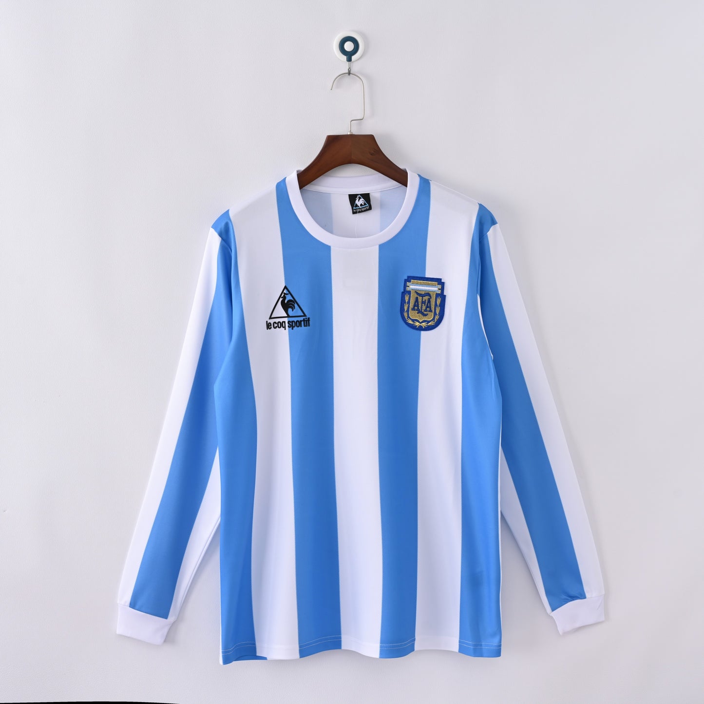 Retro 1986 Argentina home long jersey