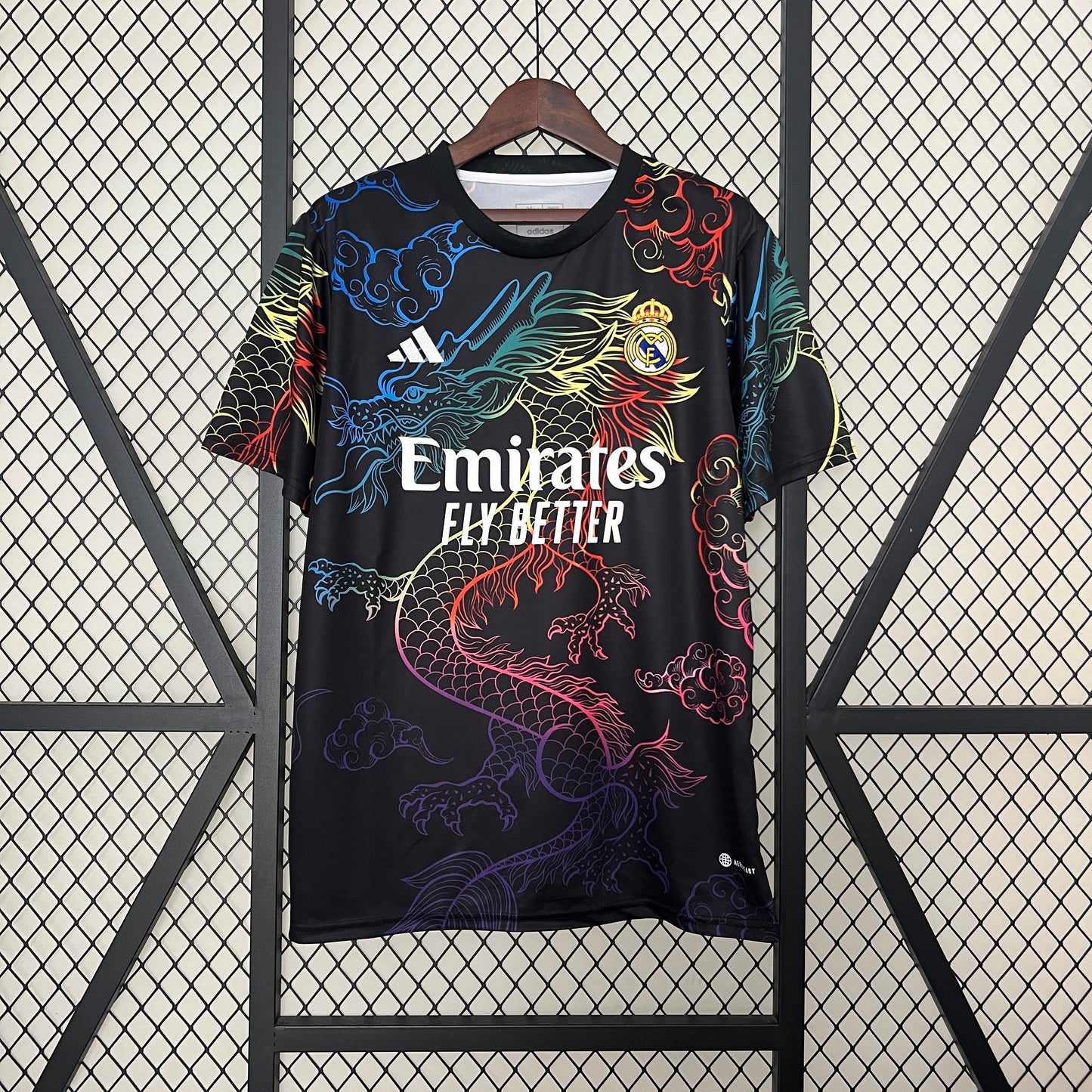 24/25 Real Madrid Special colourful black dragon jersey