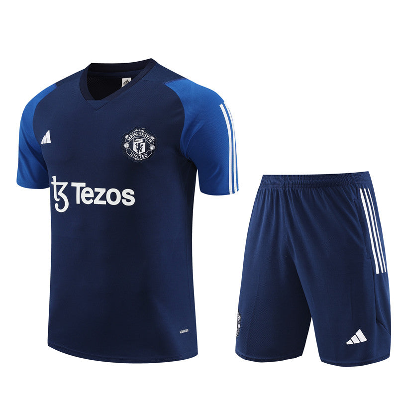23-24 Manchester United's blue training uniform