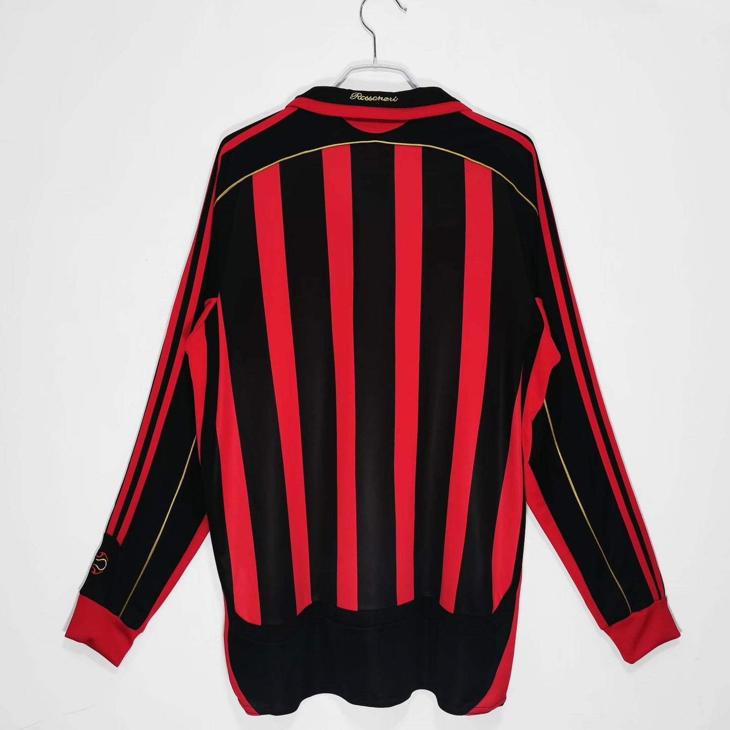Retro 2006/07 AC Milan's long-sleeved home jersey
