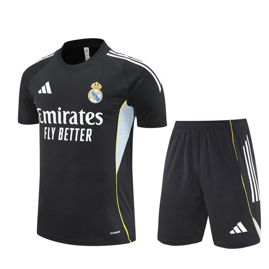 2025-2026 Real Madrid Black  training  suit