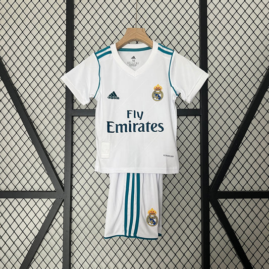 kids Real Madrid 17/18 home jersey