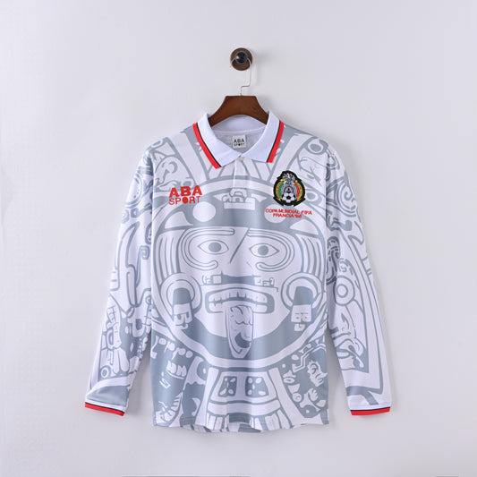 Retro 1998 Mexico home long jersey