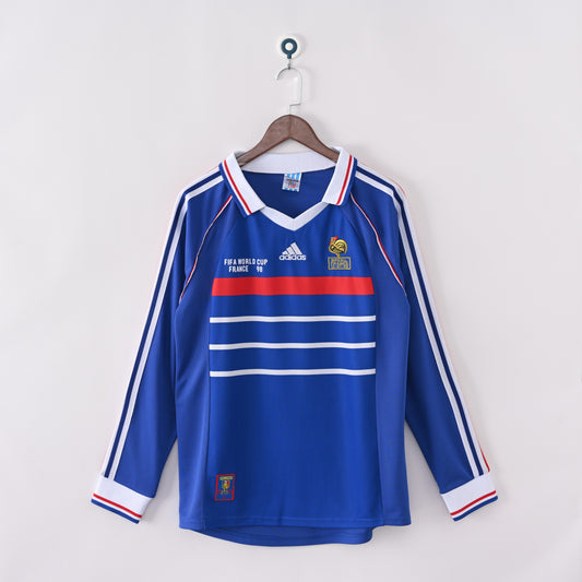 Retro 1998 France home long jersey