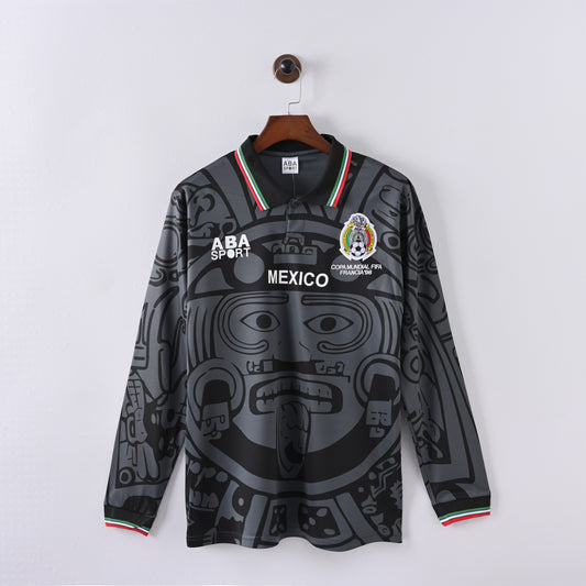 Retro 1998 Mexico 2nd away long jersey